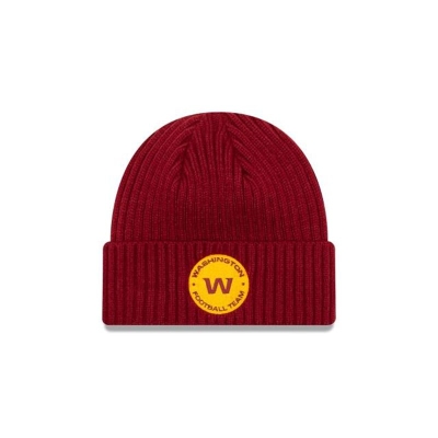 Washington Football Team Gorra | New Era NFL Core Classic Cuff Knit Beanie Mexico - Rojos